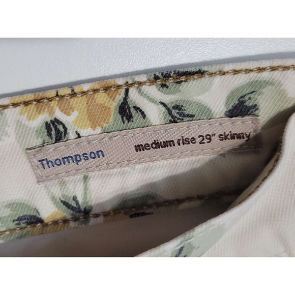 Citizens of Humanity Mid-Rise Skinny Floral Jeans - Picture 4 of 8